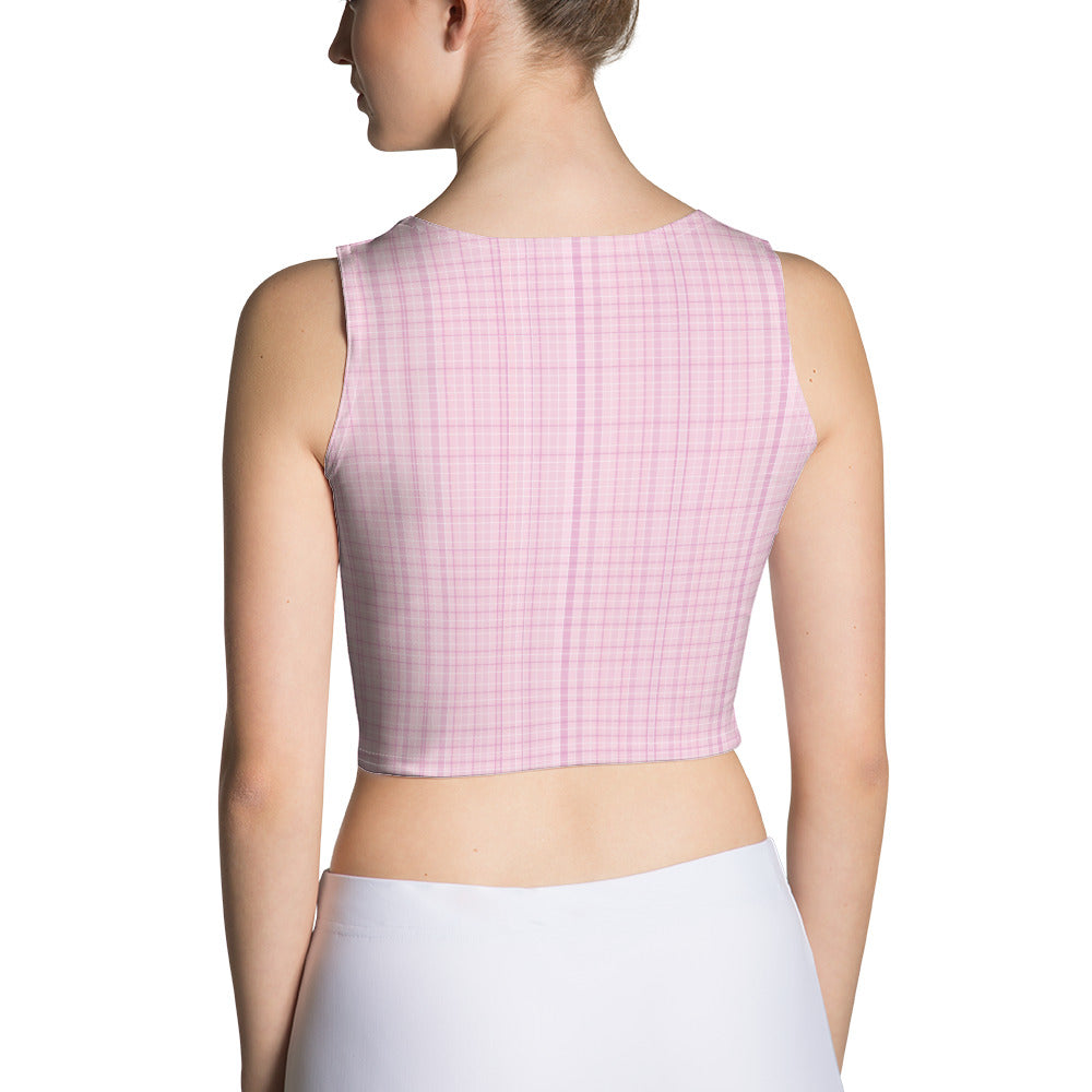 Pink Tartan crop top