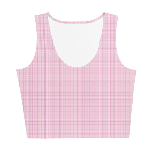 Pink Tartan crop top