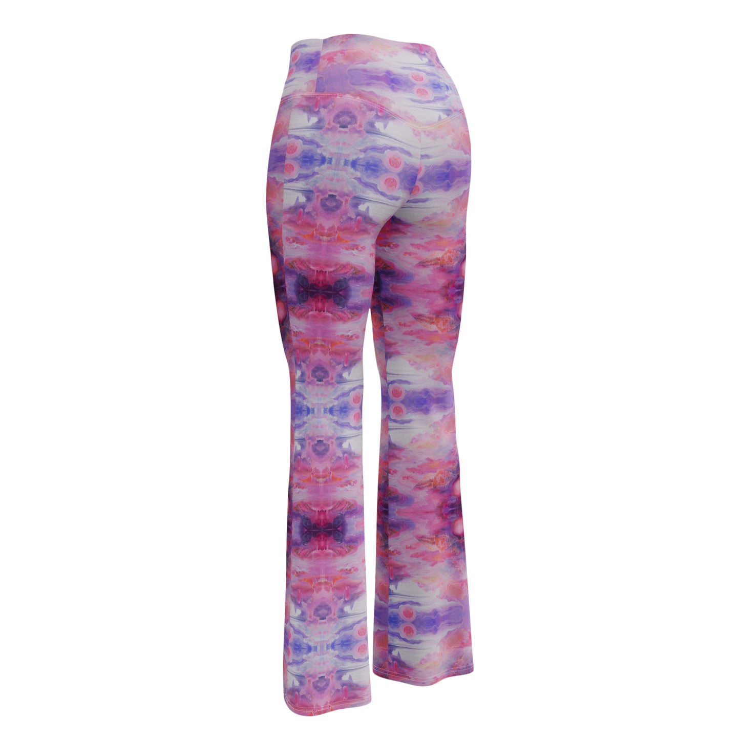 Purple Bliss flare leggings