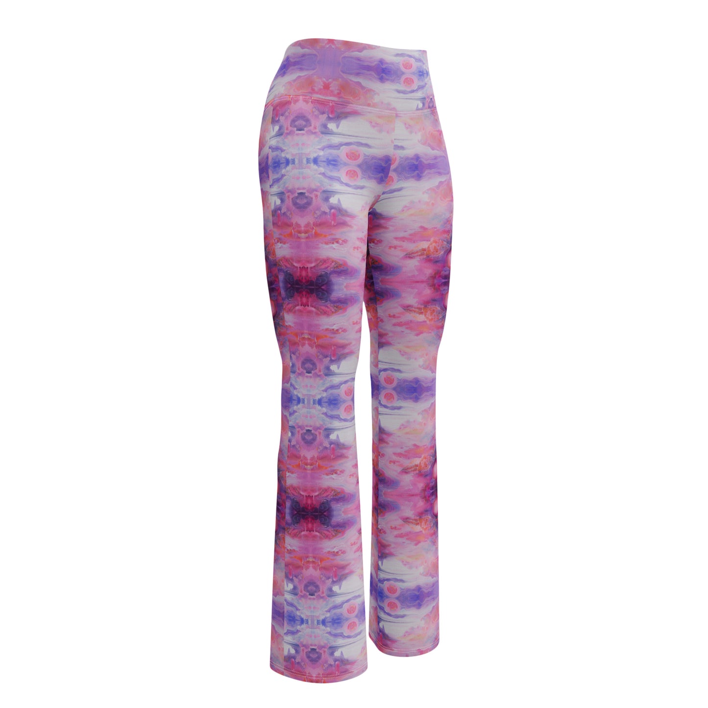 Purple Bliss flare leggings