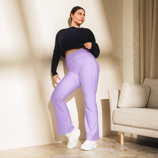 Lilac flare leggings