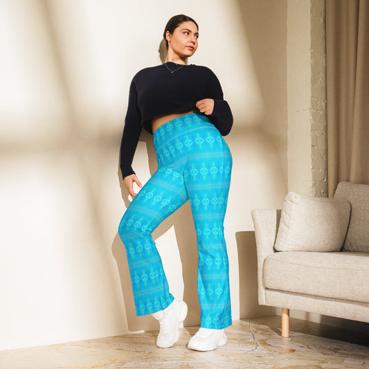 Aqua Flare leggings