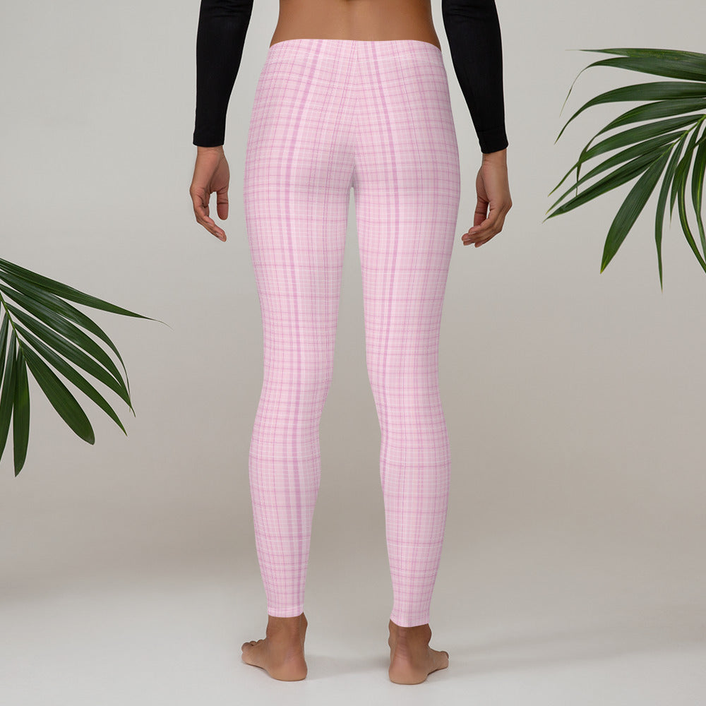 Pink Tartan leggings