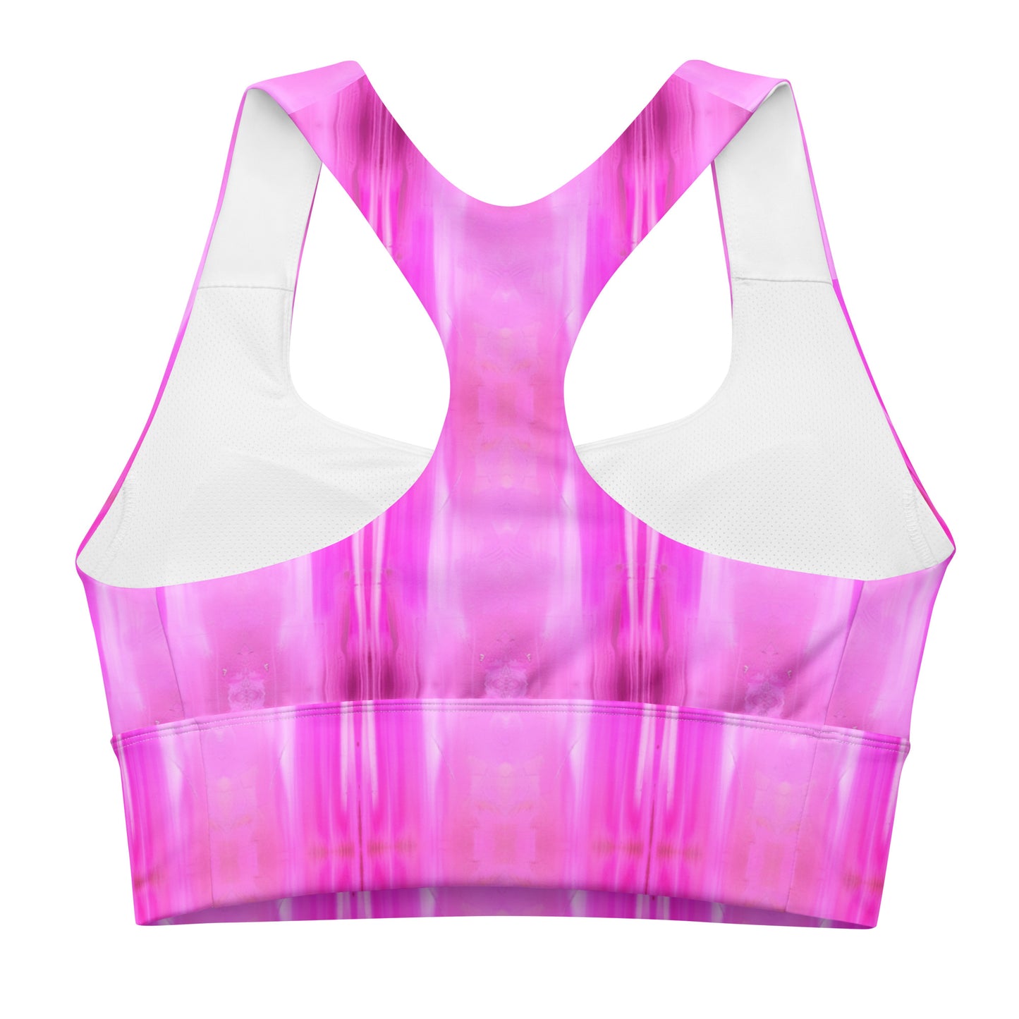 Candy Floss longline sports bra