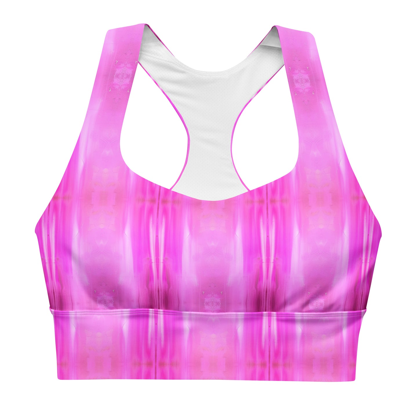 Candy Floss longline sports bra