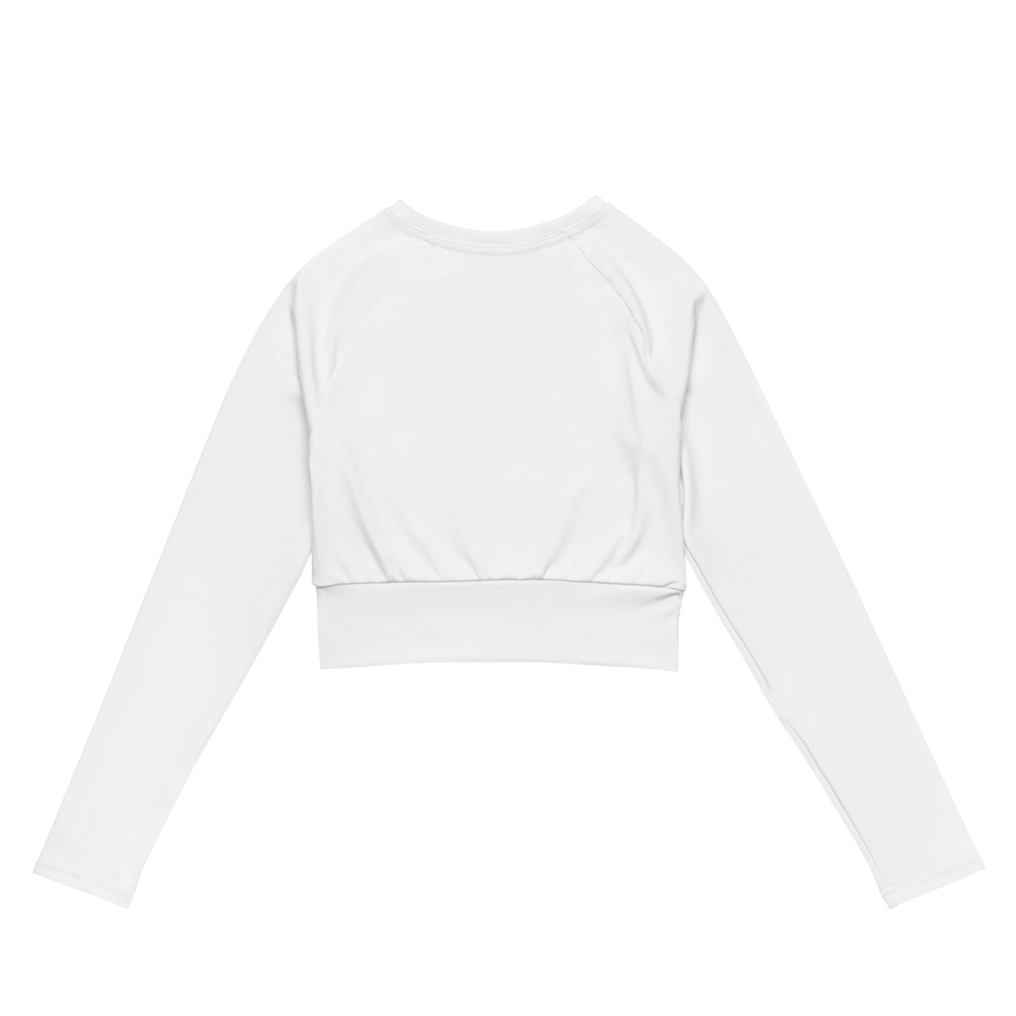 Luna recycled long-sleeve crop top