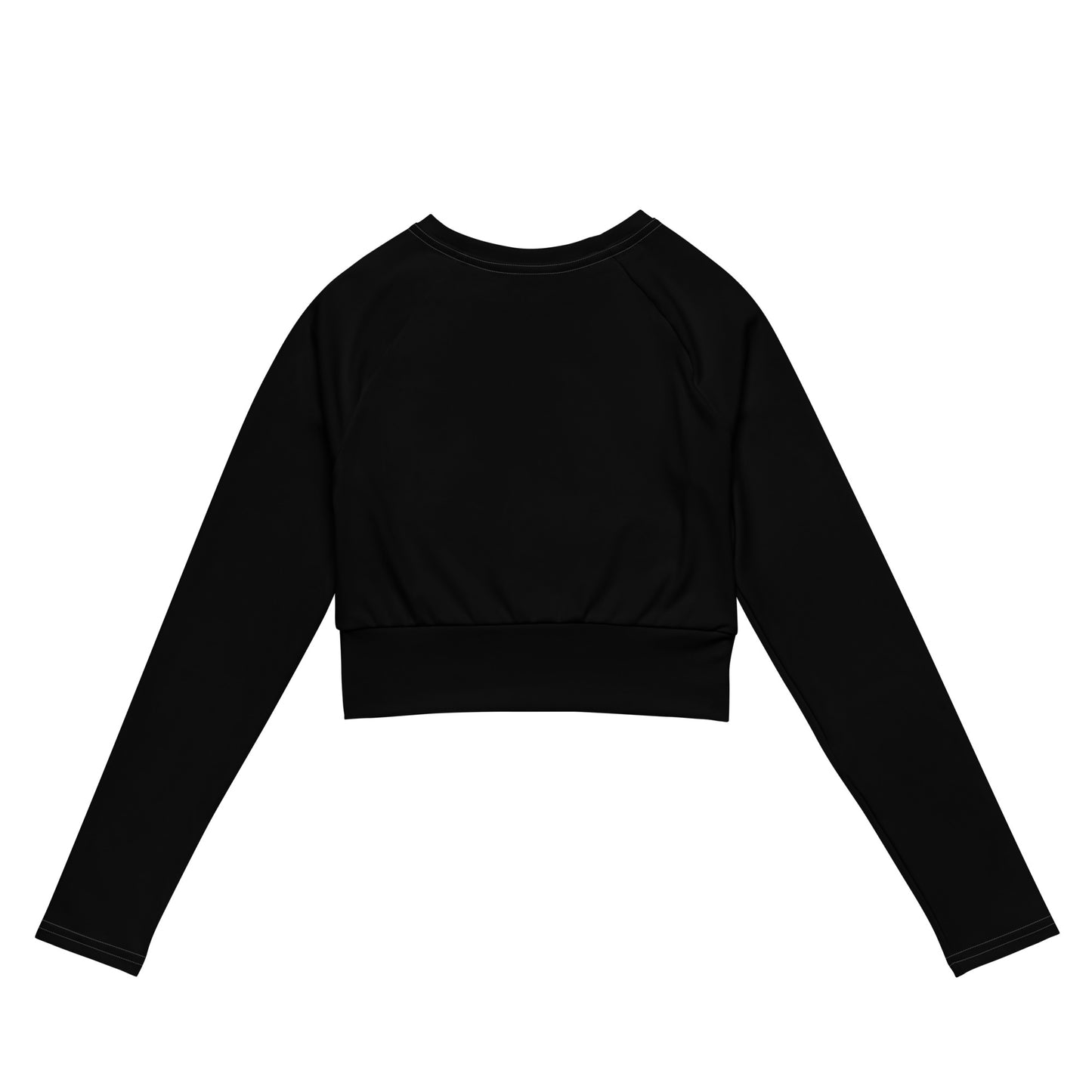 Lilith recycled long-sleeve crop top