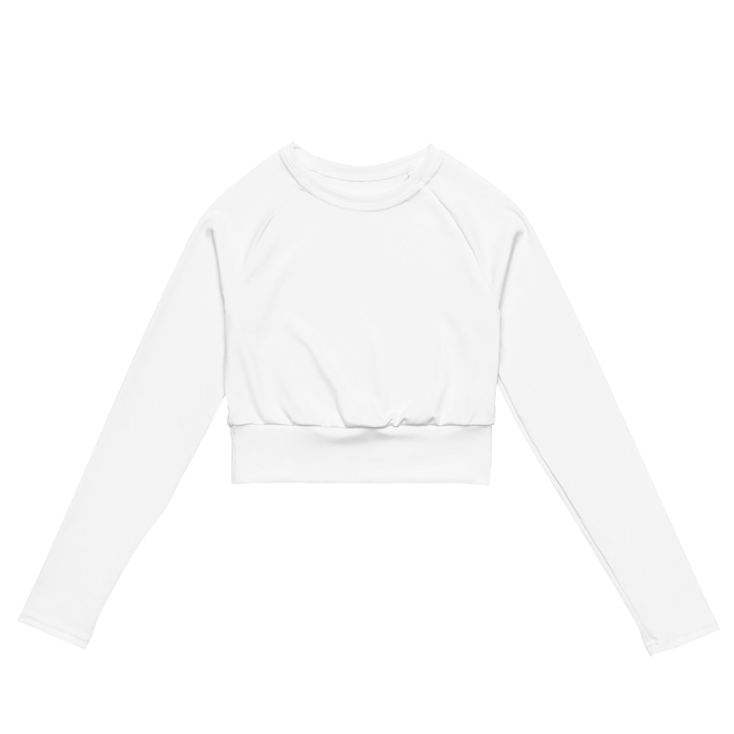 Luna recycled long-sleeve crop top