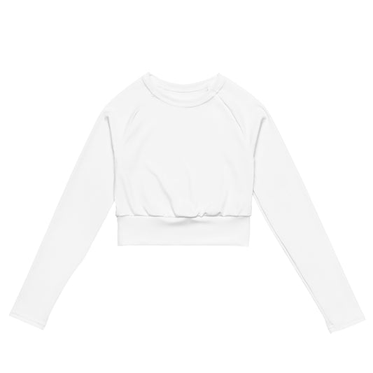 Luna recycled long-sleeve crop top