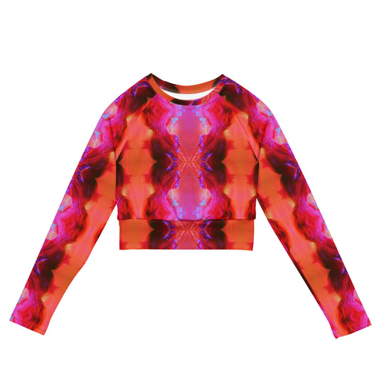 The Fifth Element recycled long-sleeve crop top