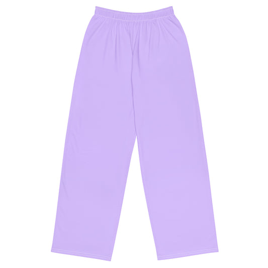 Lilac wide-leg pants