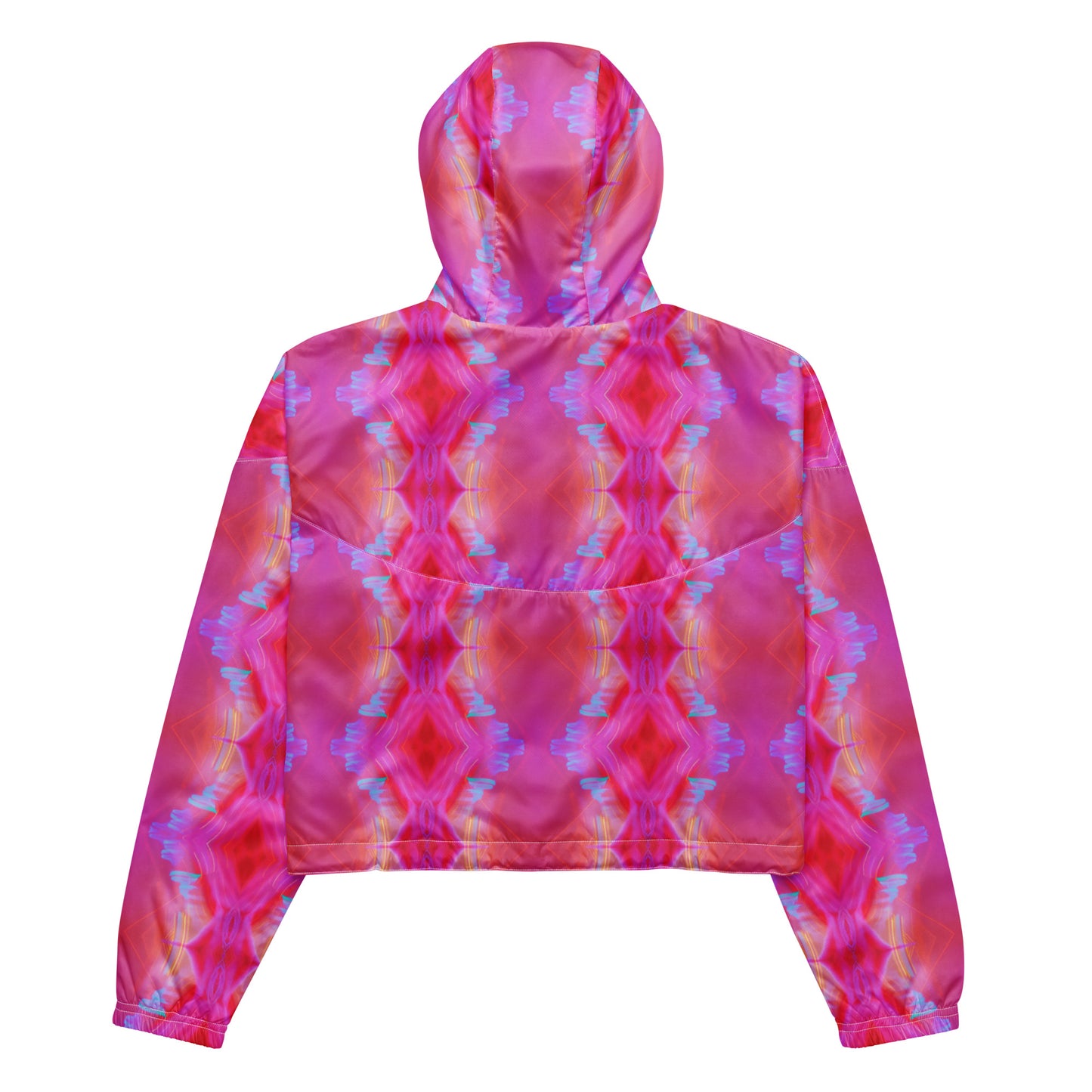 Pink Fusion cropped windbreaker