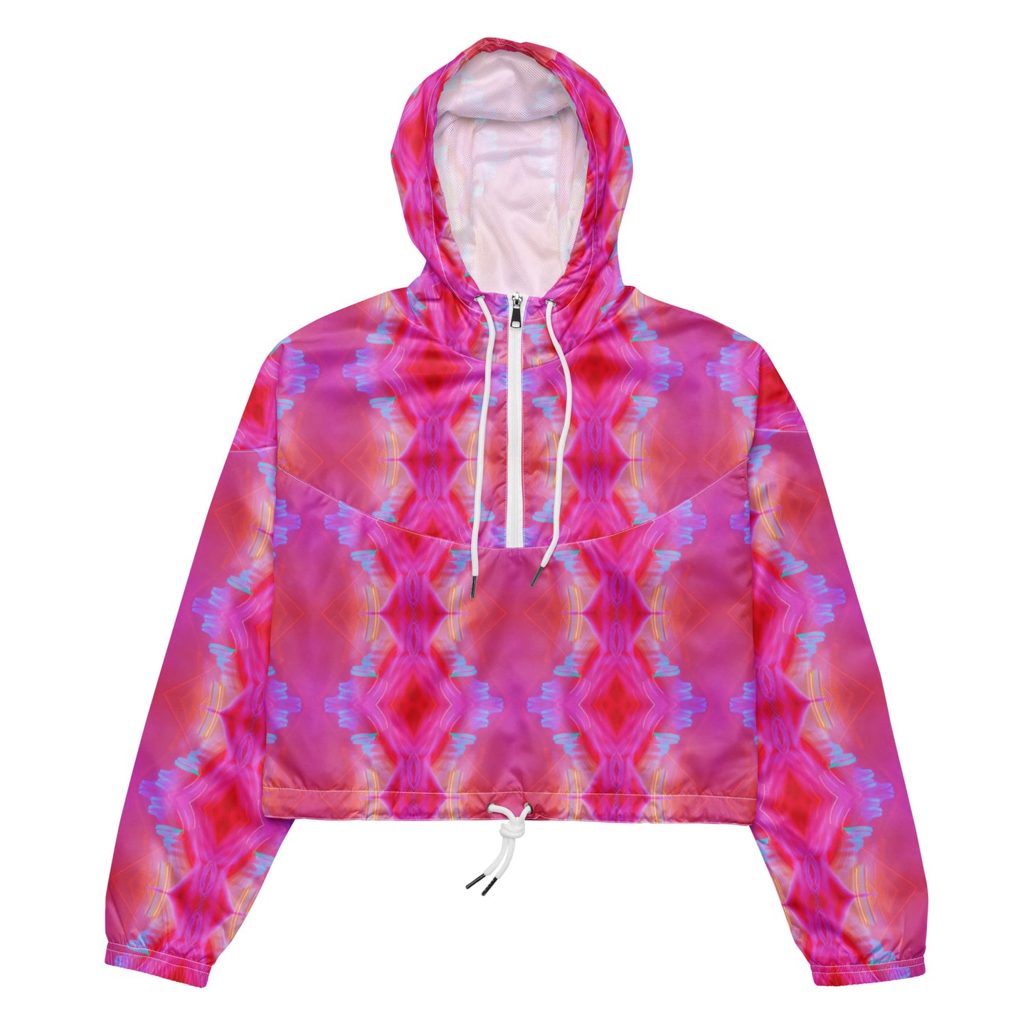 Pink Fusion cropped windbreaker