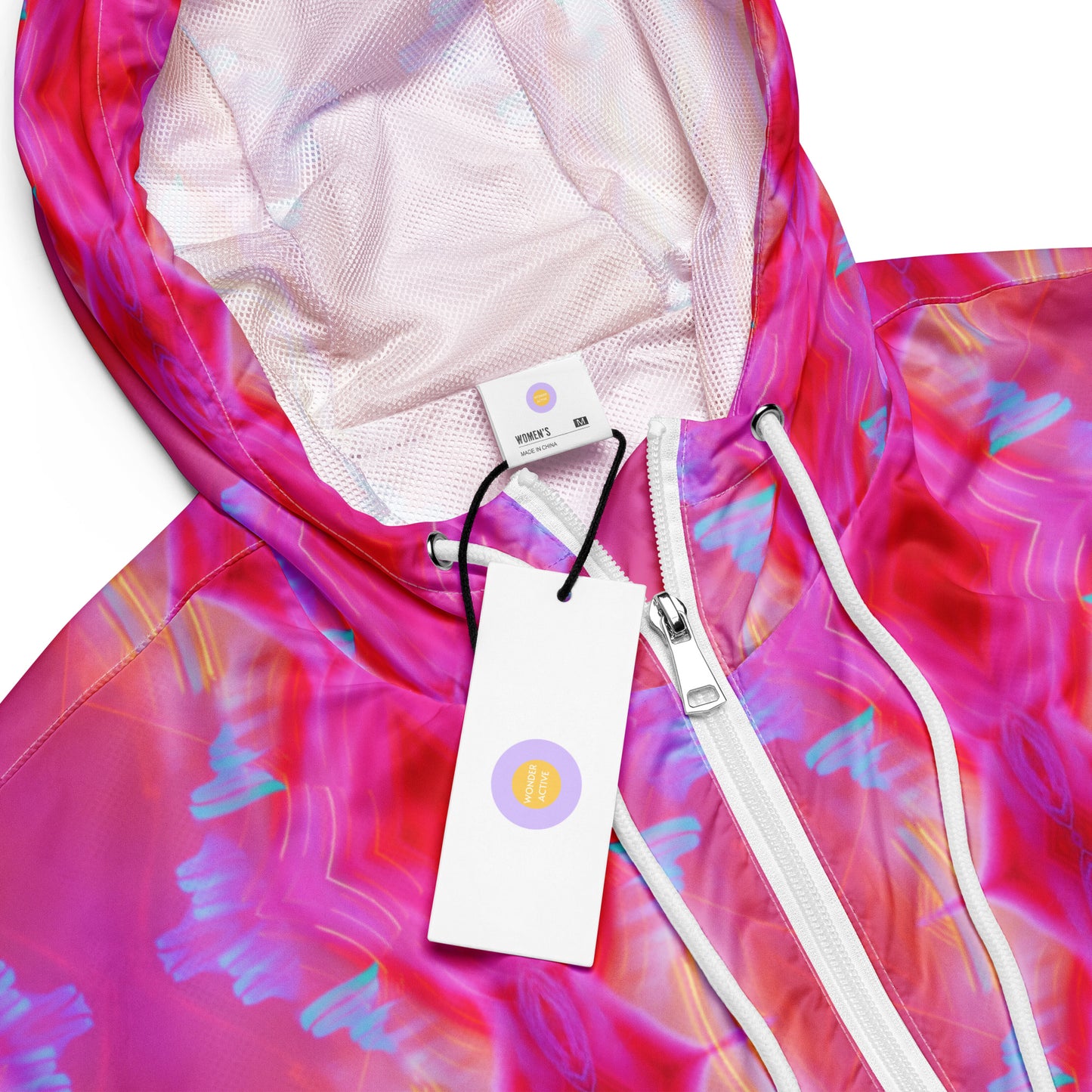 Pink Fusion cropped windbreaker