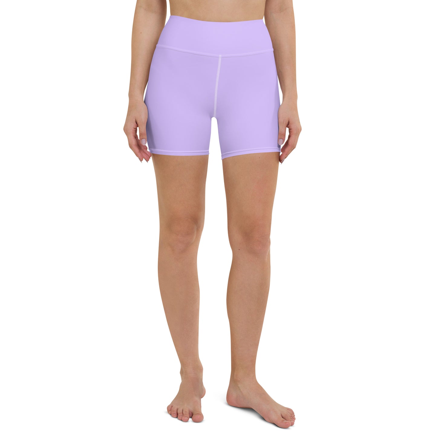 Lilac yoga shorts