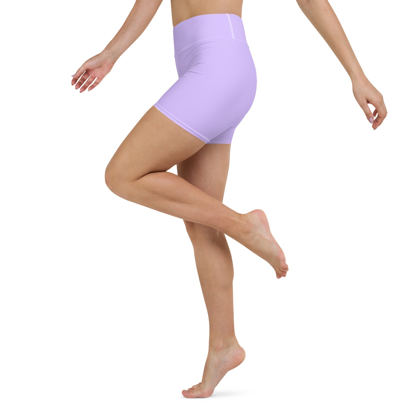 Lilac yoga shorts