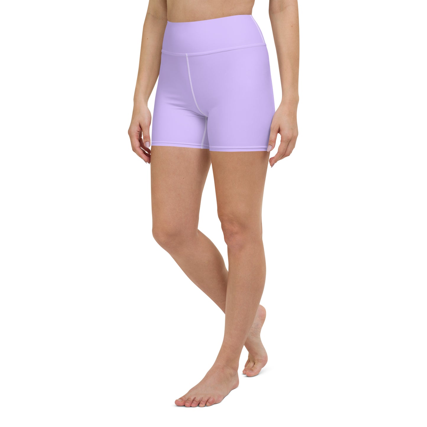 Lilac yoga shorts