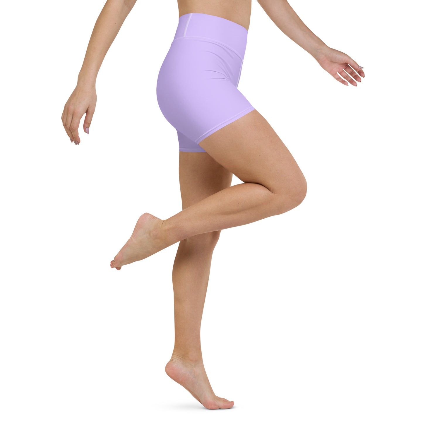 Lilac yoga shorts