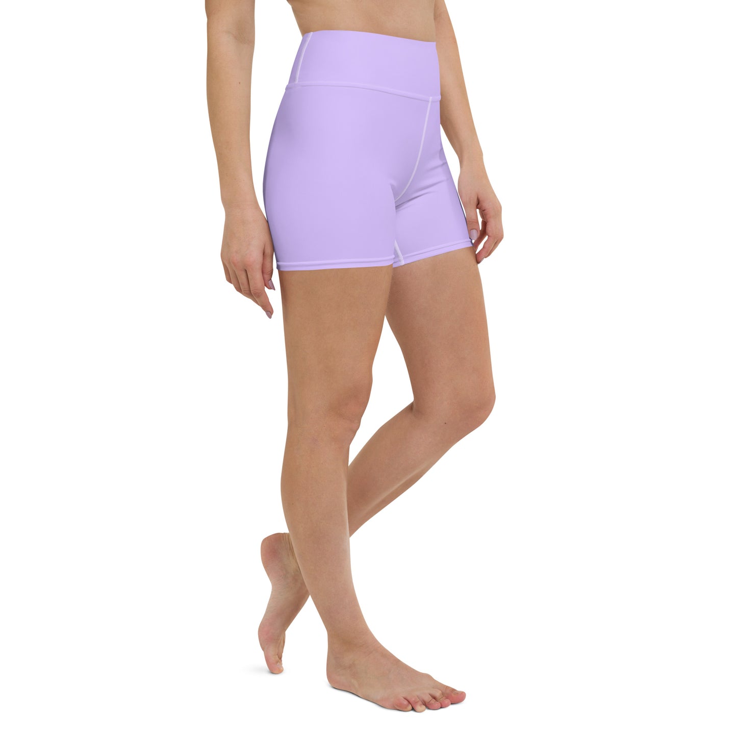 Lilac yoga shorts